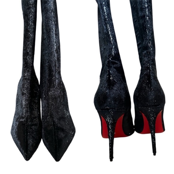 Christian Louboutin Kate Botta 100
Velours Papillon boots RETAIL 1,845 - Picture 10 of 10